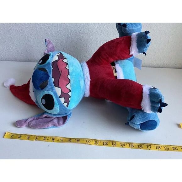 Disney Stitch Holiday Greeter 18" Christmas Santa Claus Decor Porch Door NEW - Picture 11 of 12